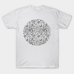 Black Ball Pen Doodling (Doodle Dash) T-Shirt